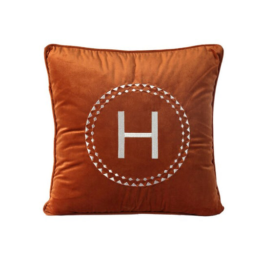 Luxury Alphabet C Throw Pillow Case