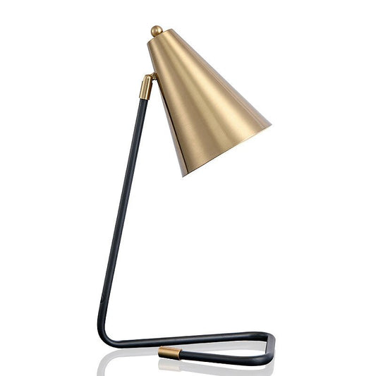 Modern Gold Cone Table Lamp