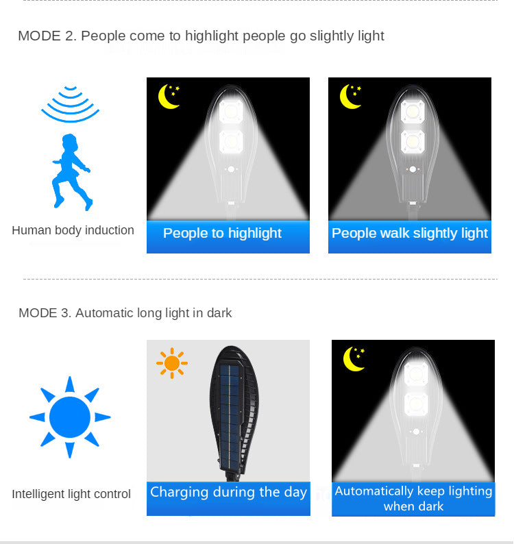 Cedar Motion Sensor Solar LED Light