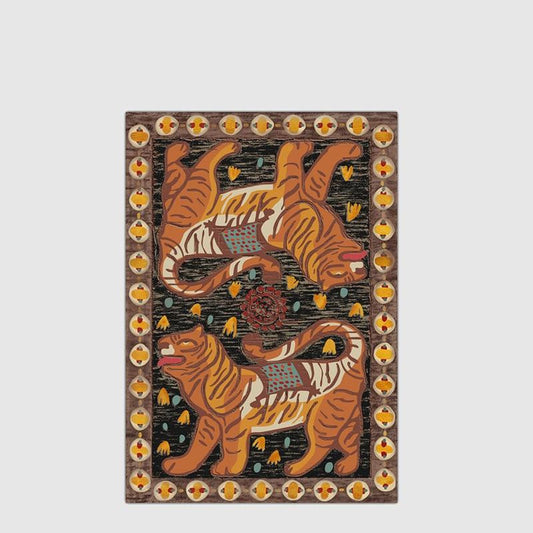 Moroccan Double Tiger Area Rug