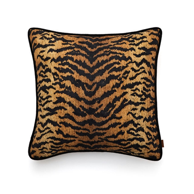 Luxury Tiger Skin Throw Pillow Case