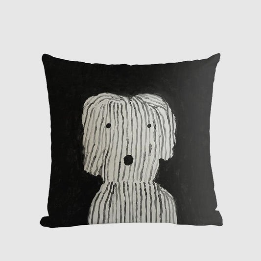 Novelty Dog Throw Pillow Case