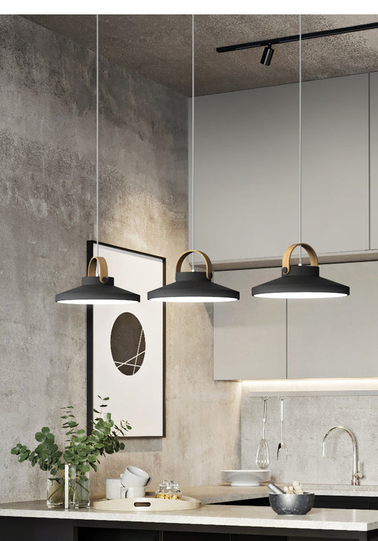 Nordic Wood Handle LED Pendant Light – GabyBerg Design