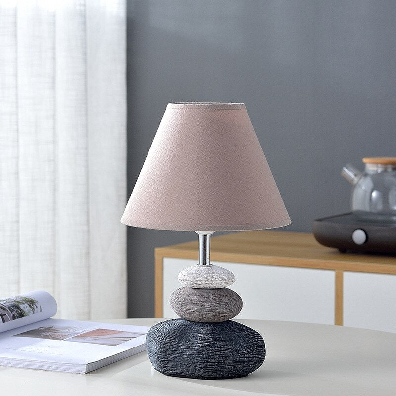 Ceramic Stone Table Lamp