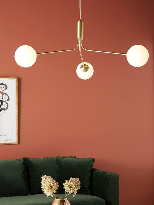 Modern Elegant Chandelier Lighting, Gold White