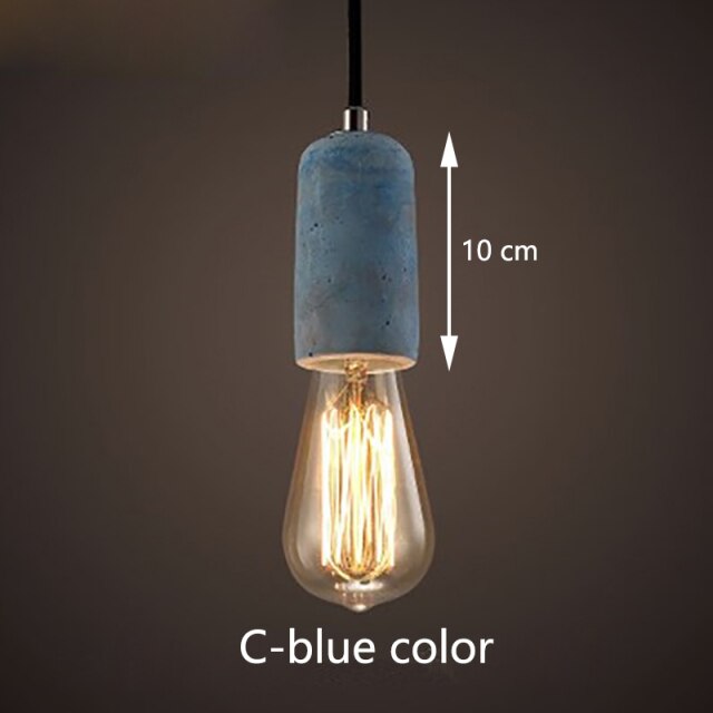 Nessa Concrete Bulb Pendant Light